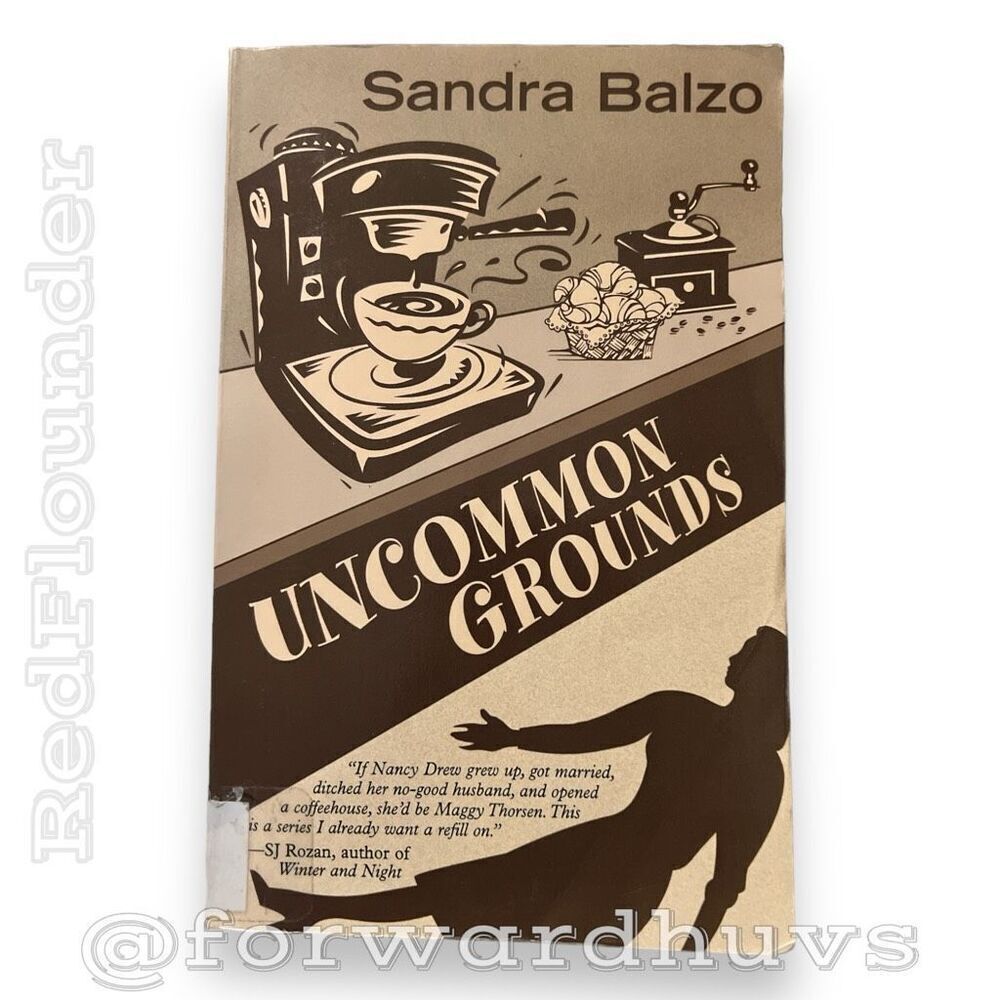 Uncommon Grounds by Sandra Balzo - Large Print Edition
